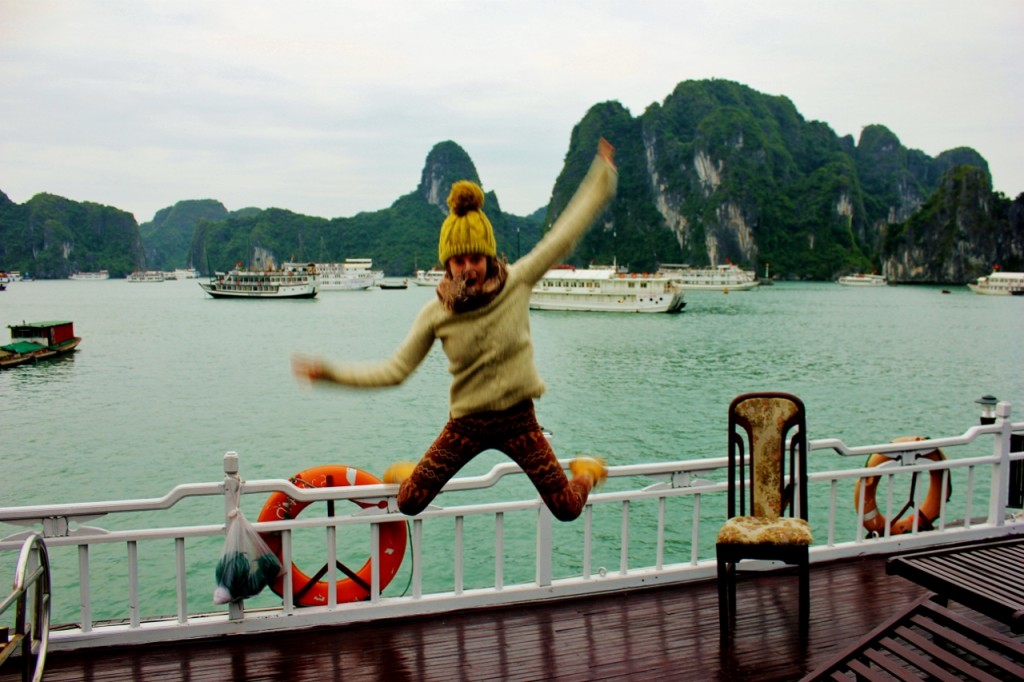 Charlie on Travel in Halong Bay