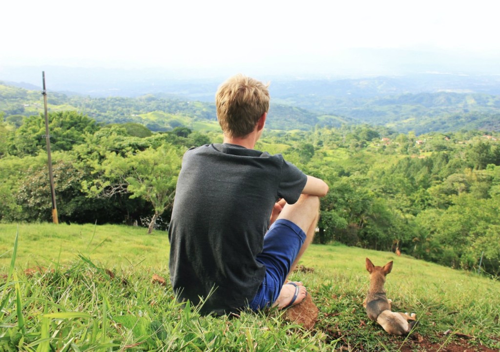 Luke on Travel and Ridgie the dog - house sitting Costa Rica