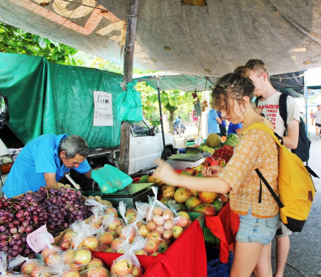 You can buy local produce for cheaper prices than the supermarkets in Costa Rica.