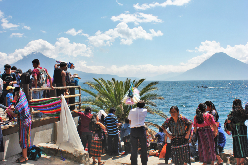 Busy in Panajachel lake atitlan guatemala - Charlie on Travel