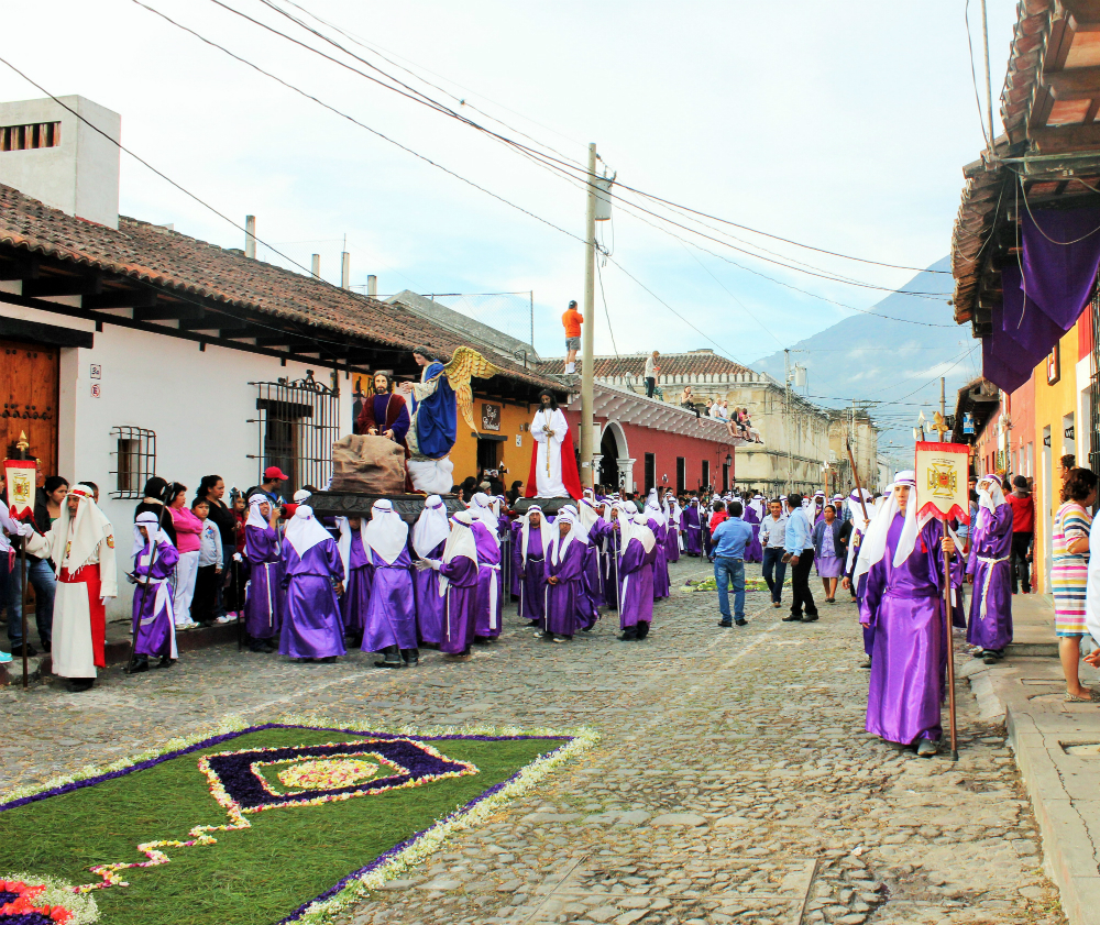 Semana Santa procession Antigua Guatemala