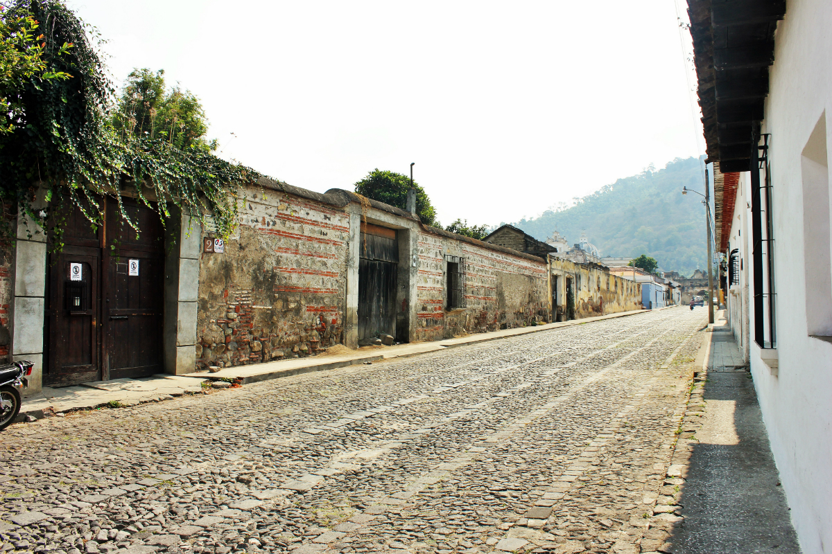 White out street in Antigua Guatemala - charlie on travel