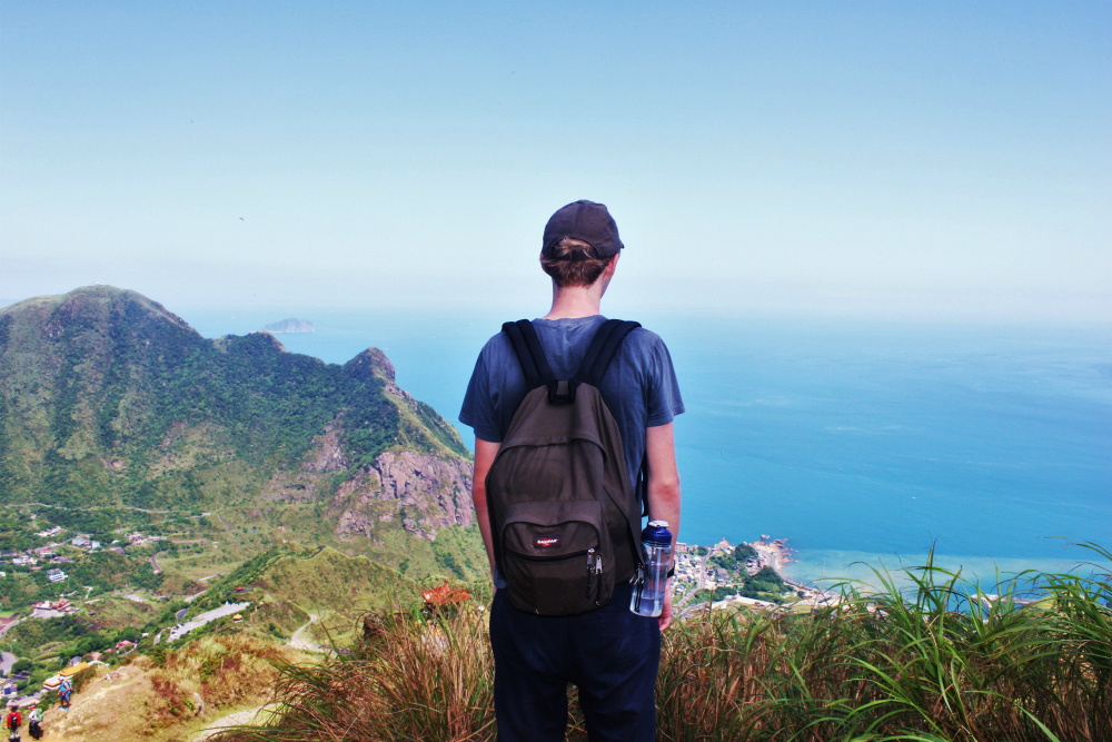 Luke on Teapot Mountain Jiufen Taiwan - Charlie on Travel