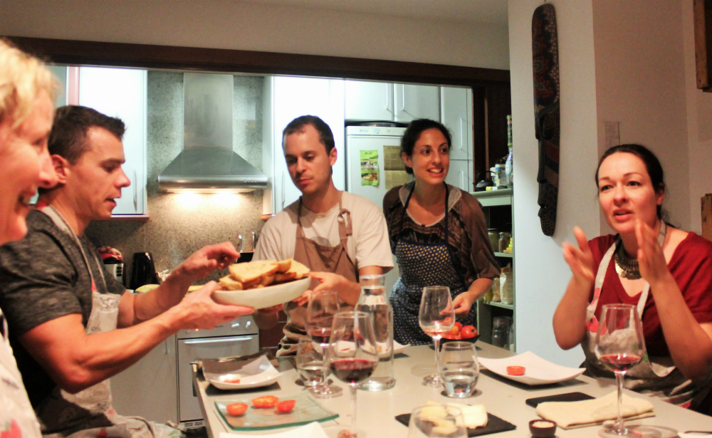 Cristina and Guillermo from Barcelona Slow Travel Cooking Class