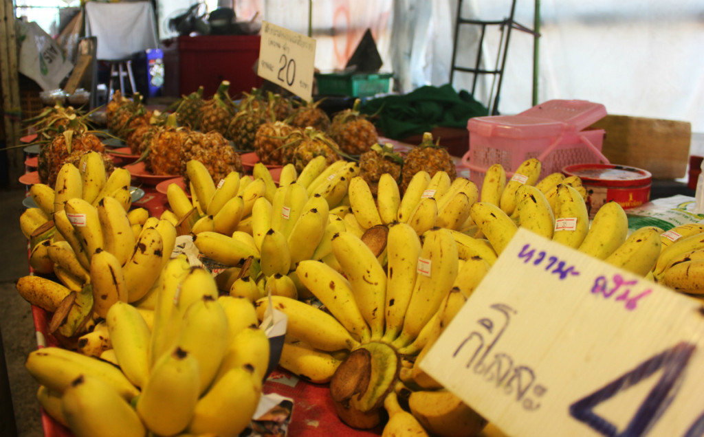 Bananas in a Thai market