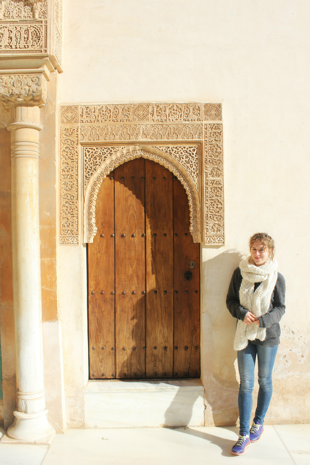 Charlie standing at door Alhambra Granada Spain - Charlie on Travel 1200