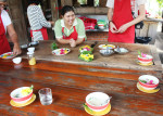 Mango sticky rice at Thai Farm Cooking Class