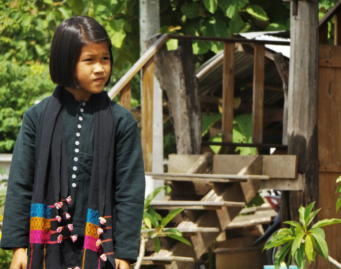 Tai Dam Village Thailand Loei Province - girl in traditional clothes - Charlie on Travel