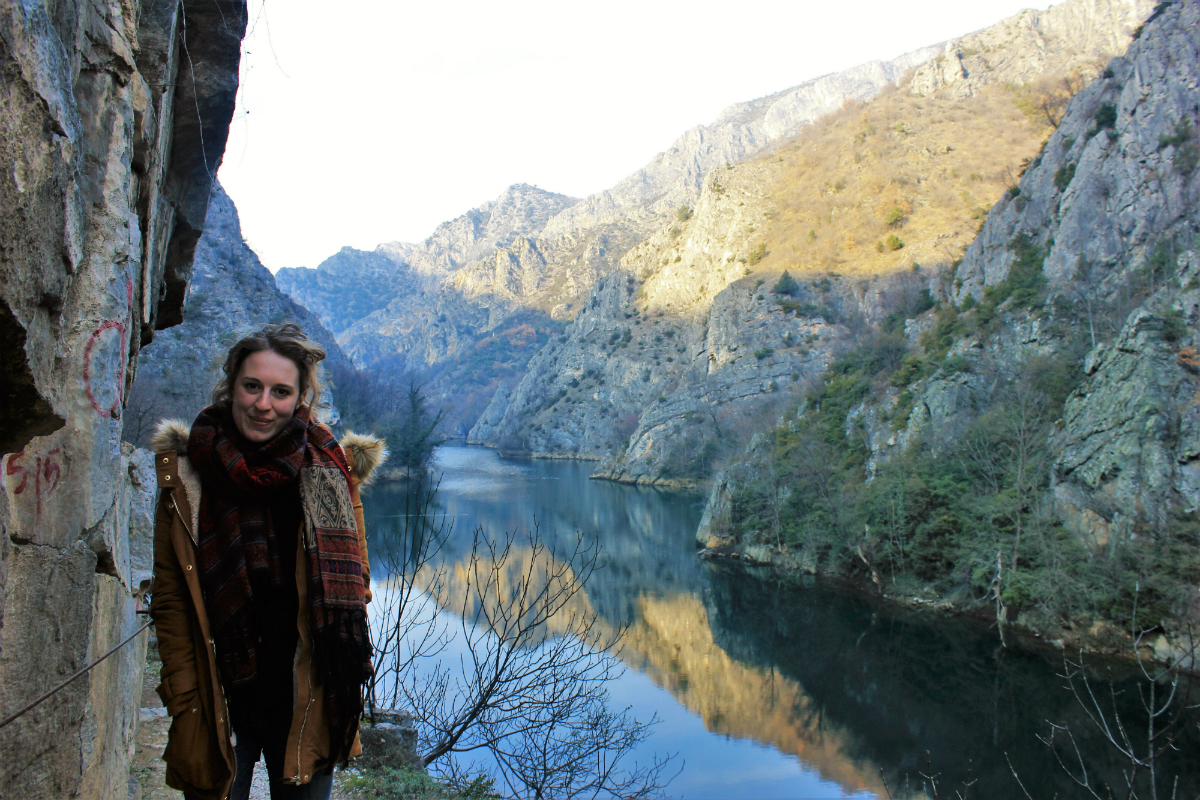 Charlie in Matka canyon Macedonia - Charlie on Travel small