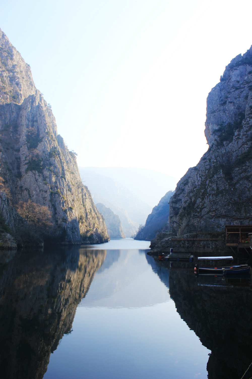 Vertical Matka canyon Macedonia - Charlie on Travel