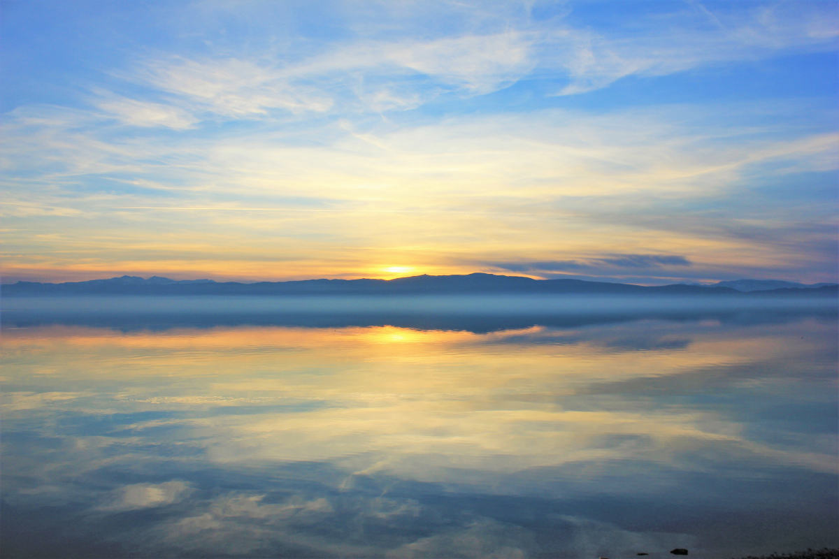 Sunset at Lake Ohrid - Charlie on Travel
