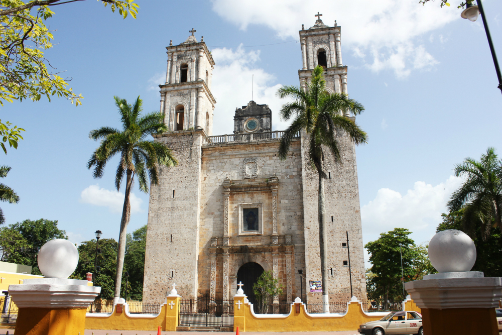 Catedral de San Gervasio Valladolid Mexico - Charlie on Travel