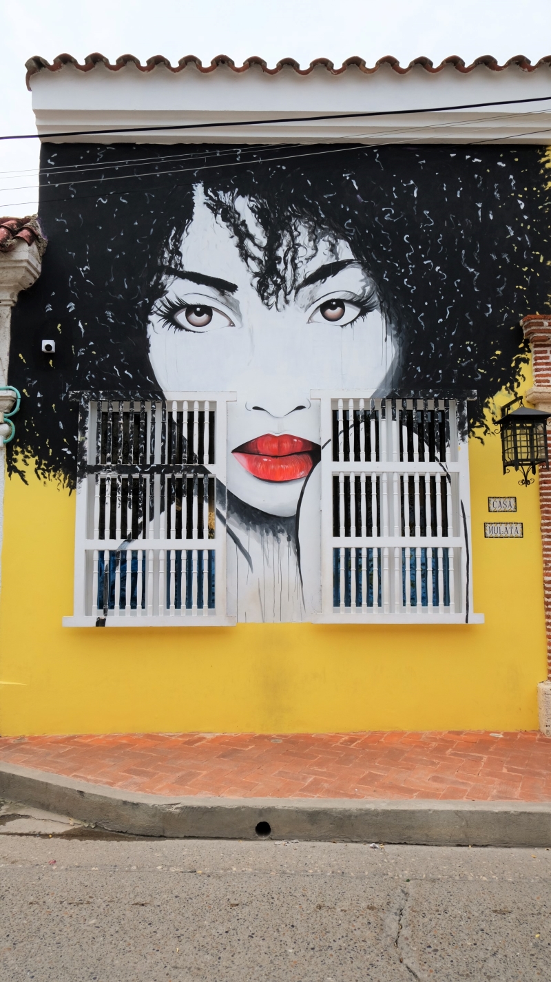 Getsemani Street Art Mural Cartagena Colombia - Charlie on Travel