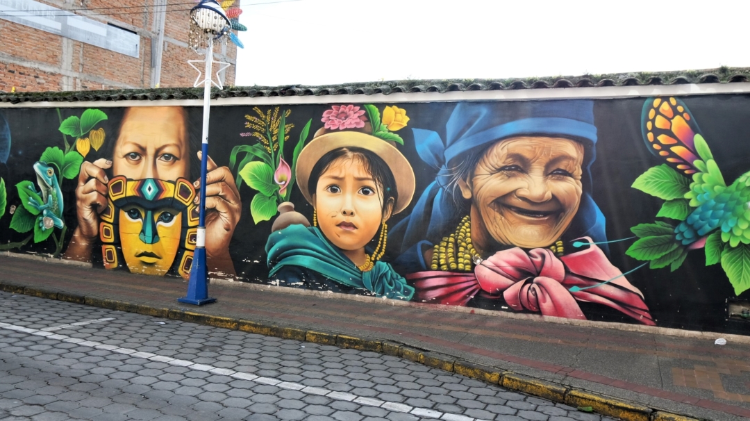 Otavalo Ecuador Street Art - Charlie on Travel