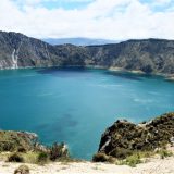 Quilotoa Lake - End of the Quilotoa Loop Hike Ecuador