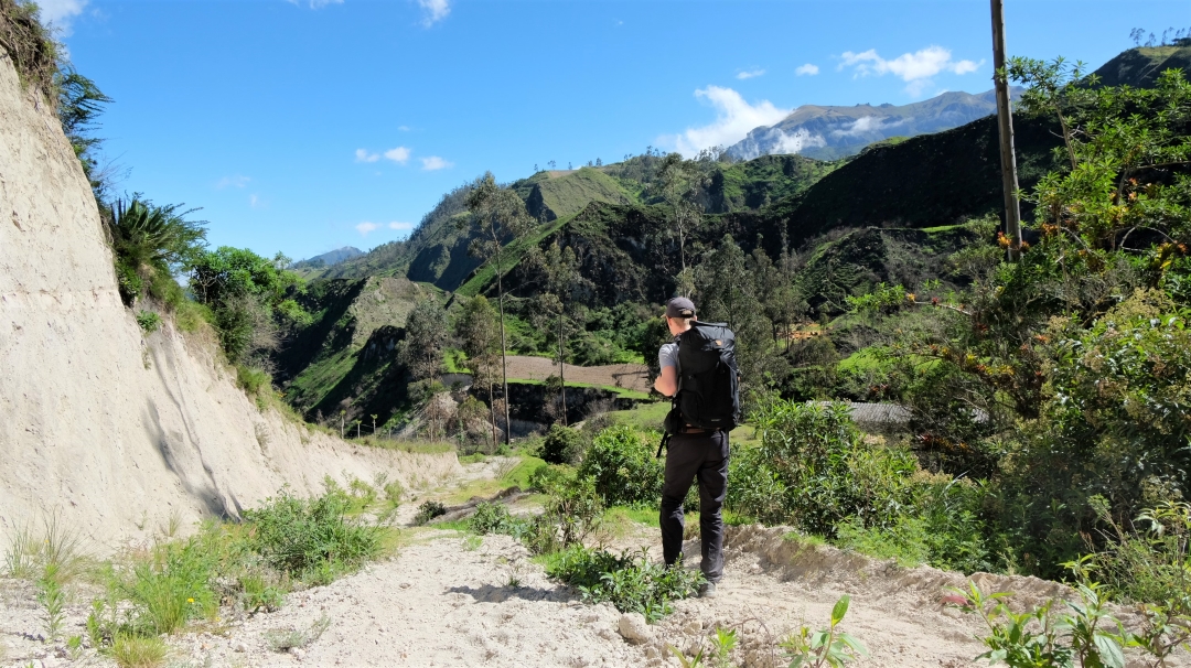 Quilotoa Loop Hike Ecuador - Day 2 White Chalk Path