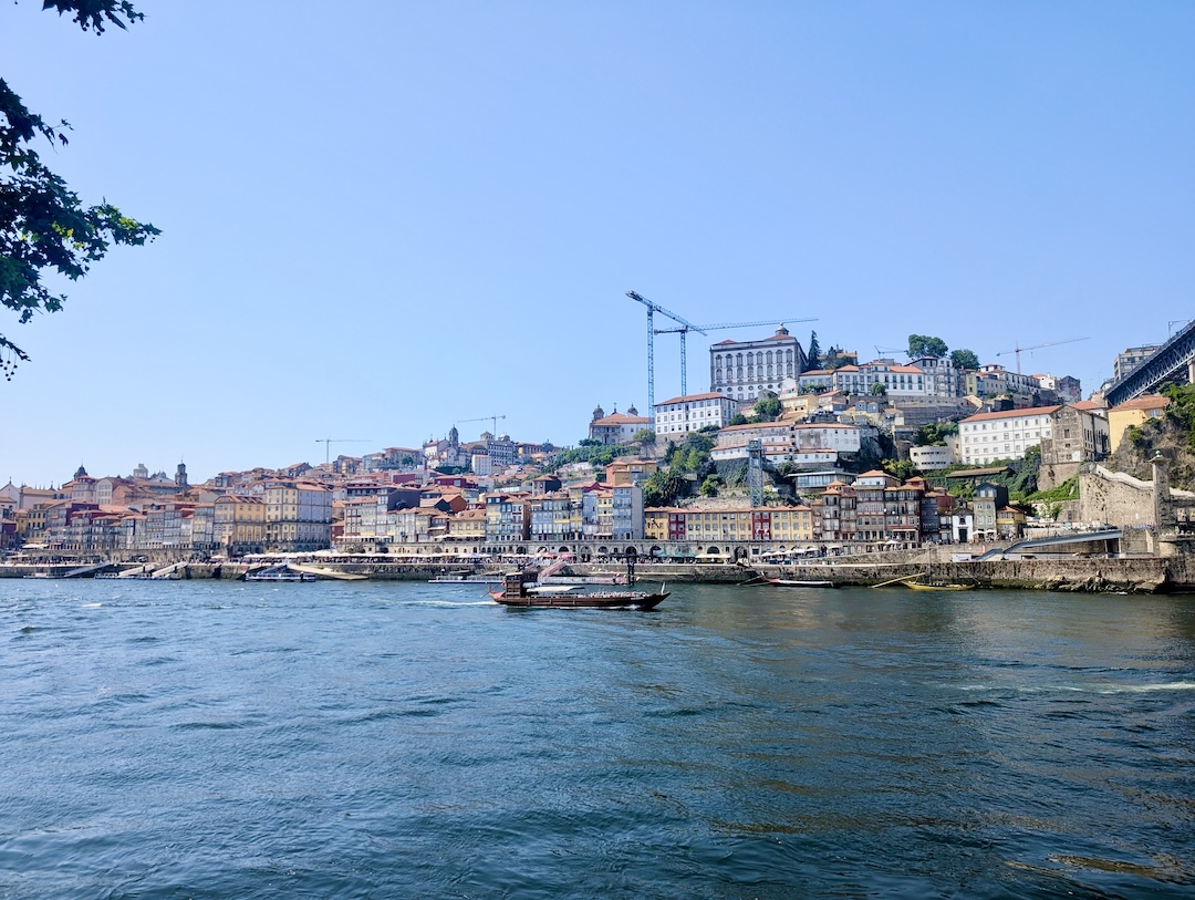 The colourful Ribeira waterfront in Porto