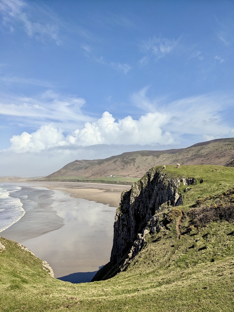 A Weekend in Mumbles - Rhossili Bay Beach