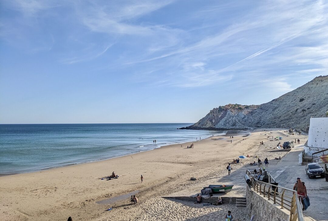 Burgau Algarve Portugal Sandy Beach