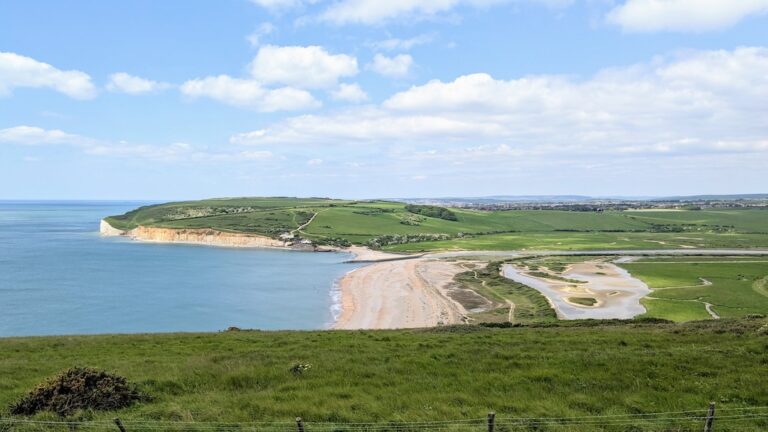View over Cuckmere Haven from Seven Sisters